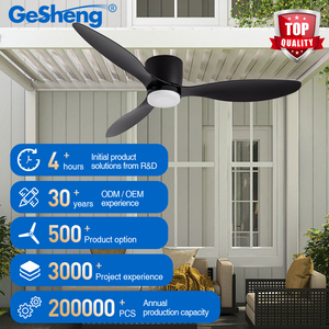 Moderne <span class=keywords><strong>vintage</strong></span> 52 pouces 3 abs pales dc télécommande silencieuse smart tuya app wifi <span class=keywords><strong>ventilateur</strong></span> de plafond fabricant en chine - Product Image 3
