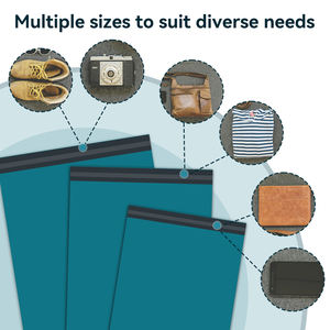 Bolsas de correo verdes RUIQI, bolsas exprés resistentes a desgarros, bolsas de logística impermeables, bolsas de embalaje de productos, bolsas de envío discretas - Product Image 4