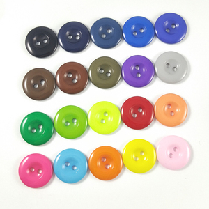 Amazon Hot Sale 2 Hole Flat Back Engraved Logo Colorful <strong>Plastic</strong> Resin Custom <strong>Buttons</strong> For Clothing/clothes - Product Image 2