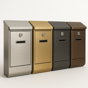 Large Wall-Mounted Parcel Delivery <b>Box</b> for Apartment Home Outdoor <b>Free</b> <b>Standing</b> Waterproof Home Outdoor Drop Mailbox - Product Image 1