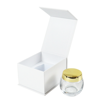 Carton d'emballage unique de luxe biodégradable de marque privée pour masque facial de soin de la peau magnétique boîte de papier cosmétique avec insert eva