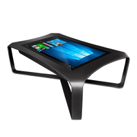 Table de café à écran tactile capacitif multi-touch de 43 pouces, nouvelle table de réunion électronique intelligente avec fonction de charge sans fil