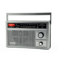 SM-404SILVER National Uganda Sun Africa Simbable Portatil Multibandes Recepteur Pila Parlante 3 Bandes AM/FM/SW Radio