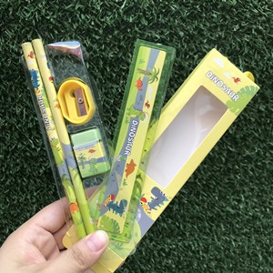 5-مجموعة أدوات مكتبية كرتونية للطلاب مع ممحاة قلم رصاص ومبراة 5 ، - Product Image 4