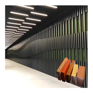 Pannelli 3D in Alluminio Decorativi <span class=keywords><strong>per</strong></span> Interni, Effetto Legno, <span class=keywords><strong>Rivestimento</strong></span> <span class=keywords><strong>per</strong></span> <span class=keywords><strong>Pareti</strong></span> e Facciate - Product Image 4