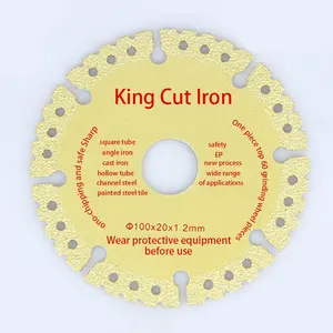 Corte King de hierro, acero inoxidable, aleación de metal, corte de hierro, hoja de sierra, ángulo de hierro, diamante, muela abrasiva, hoja de corte
