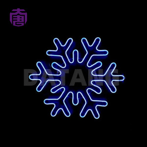 Décorations lumineuses flocon de neige personnalisées, étanches IP65, en promotion, pour Diwali et Noël. - Product Image 1