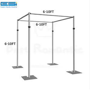<b>ESI</b> Pipe and Drape Stand with Aluminum Bases for Stability and Safety Simple Design - Product Image 5