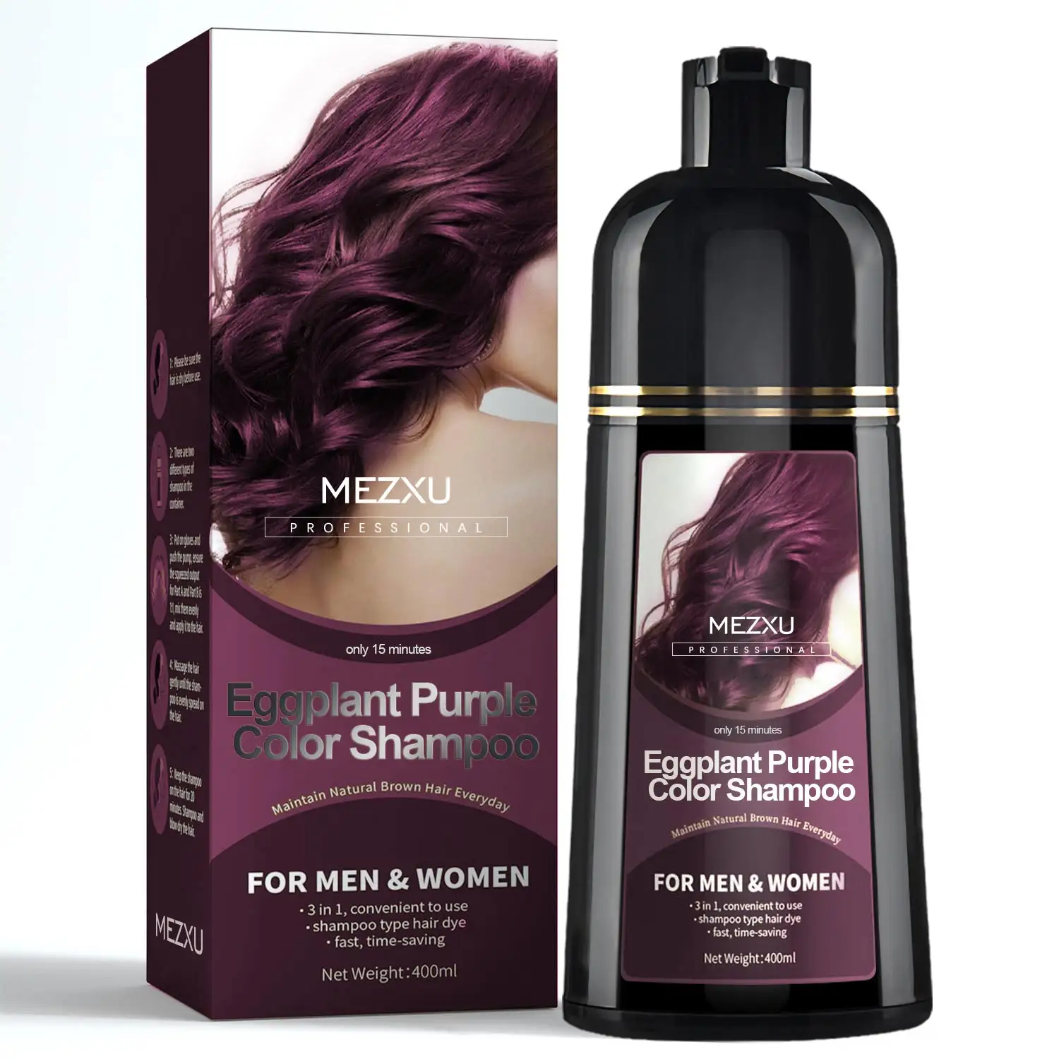 Hot Sale Hair Styling Product Fashion Hair Color Shampoo Magic Fast Hair Dye Color Shampoo