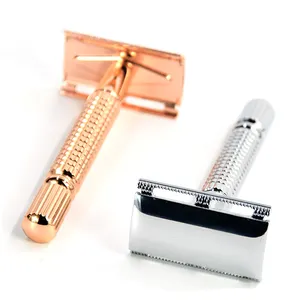 Dongmei Razor Supplier Professional Men Safety Razor Custom Logo Double Edge Blade Metal Shaving Razor