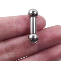 Barbell droit en acier chirurgical sur mesure, grand calibre, pour piercing Big Prince Albert, grande taille