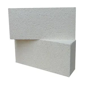 Jm23 JM26 JM28 आग रोक ईंटों सफेद हल्के वजन इन्सुलेट Mullite Firebrick //