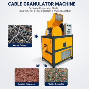 Granulador de Cobre de Alta Resistencia 400kg/h, Máquina Industrial de Reciclaje de Chatarra de Cable, Certificación PLC CE, Directo de Fábrica - Product Image 1