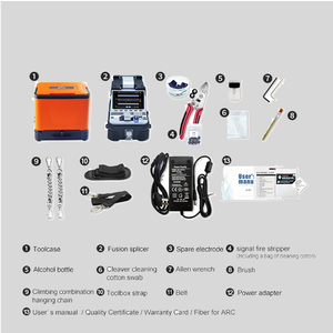 AI-10A Brand Fourth Generation Multi-language Optical Fiber Fusion Splicer FTTH Fiber Splicing Machine - Product Image 4