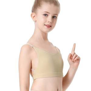 Letaotao Womens Dance Bra rõ ràng dây đai Quây Áo ngực cho các cuộc thi múa ba lê cổ vũ với thay thế dây đai - Product Image 2