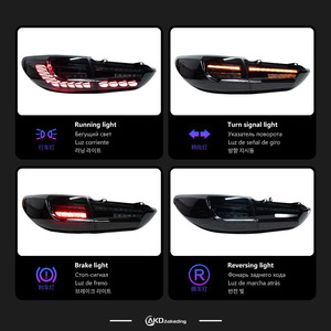 Luz Trasera LED para Mazda 6 (2012-2019), Señal Dinámica, Luz de Reversa, Luz de Freno, Lente Roja, Accesorio para Auto, AKD-Mazda 6 - Product Image 6