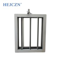 Vanne de régulation de débit d'air standard en aluminium moderne pour l'installation de conduits CVC avec installation facile