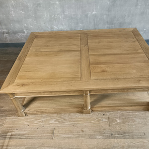 Rhoohill Tùy Chỉnh Mỹ Phong Cách Chất Lượng Cao Phòng Khách Bàn Cà Phê Nước Pháp Cổ Trắng Sồi Dài Bàn Trà - Product Image 3