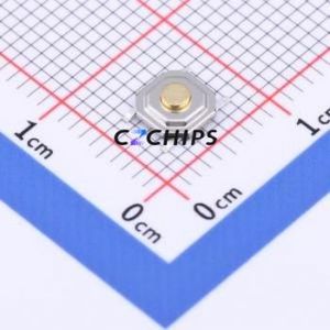 TSC005B1726A Tactile Switch SMD-4P,5.2x5.2mm Switch Round Button 2.6N Vertical Mount 5.2mm - Product Image 1