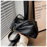 Sac fourre-tout en cuir PU souple de loisirs, nouveau sac bandoulière grande capacité pour femmes