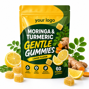 Marca Privada OEM ODM, Fórmula Botánica Natural a Base de Plantas con Certificación GMP, Apoyo Diario para el Bienestar, Sabor a Limón Cítrico, Moringa y Cúrcuma - Product Image 1