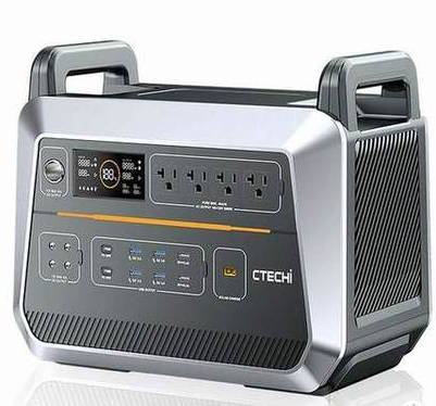 1500Wh LiFePO4 Outdoor Portable Solar Power Station for Travel Camping Outdoor Working Home Emergency Power Supply