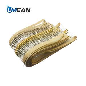 1/4W résistance du film de carbone 3.3 <span class=keywords><strong>ohm</strong></span> 33R 330 <span class=keywords><strong>ohm</strong></span> 3.3K <span class=keywords><strong>33K</strong></span> 330K 3.3M anneau quatre couleurs 0.25 watt - Product Image 5