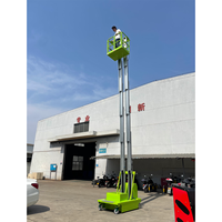 Plateforme élévatrice à ciseaux automatique en aluminium, 4m, 5m, 6m, 0,75kw, 24v, 300kg, garantie 12 mois