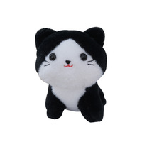 Peluche chat tigré dessin animé super douce, rembourrage en coton PP, taille 11-30 cm - Anti-stress, décoration de fête, vente en gros disponible