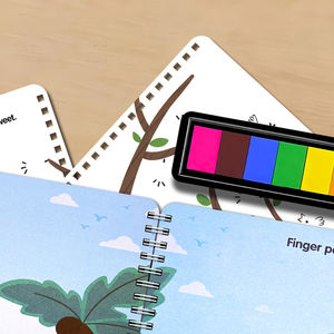 Meilleure vente 2026 : <span class=keywords><strong>Livre</strong></span> éducatif à gratter arc-en-ciel, <span class=keywords><strong>livre</strong></span> de peinture au doigt et de coloriage avec logo personnalisé pour le jeu et les loisirs - Product Image 6