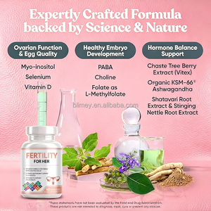 Compresse Erboristiche per la Fertilità Femminile del Produttore Blimey, Regolano la Mestruazione in Modo Sicuro e Salutare per Favorire il Concepimento - Product Image 3