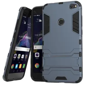 Cao Tác Động <span class=keywords><strong>tpu</strong></span> pc kickstand điện thoại di động <span class=keywords><strong>case</strong></span> cho <span class=keywords><strong>huawei</strong></span> honor 8 lite cover quay lại - Product Image 1