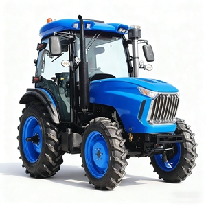 Tracteur agricole à transmission par engrenages, 4 roues motrices, avec leviers de commande faciles à utiliser, couleur noire - Product Image 3