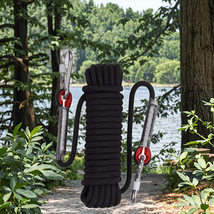 Corde d'escalade en nylon tressé en polyester et acier inoxydable NiuFuRui, directement de l'usine, résistance à la rupture de 500 kg, protection contre les chutes de 100 kg - Product Image 2