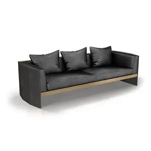 Khu Vực Tiếp Tân Wosome Nội Thất Văn Phòng Thương Mại 1 + 3 Sofa Điều Hành Cắt