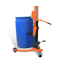 Chariot à palettes industriel à angle droit DT350C, capacité de 350 kg, commande par pédale