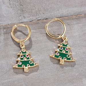 Set di Orecchini e Collana con Albero di Natale Colorato per Donne, Gioielli Festivi e Carini per le Vacanze - Product Image 4