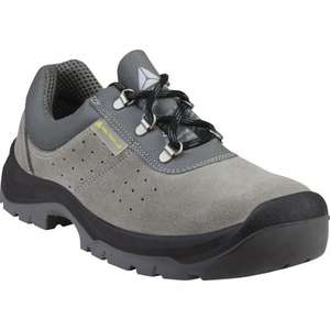 DELTA PLUS - FENN4GR41 Zapatos de cuero gris dividido de ante-S1 SRC-EAN 3295249243395 ZAPATOS DE SEGURIDAD Y ENTRENADORES DE SEGURIDAD - Product Image 1