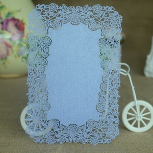 Carte d'invitation <span class=keywords><strong>de</strong></span> <span class=keywords><strong>mariage</strong></span> découpée au laser personnalisée décoration <span class=keywords><strong>de</strong></span> fête <span class=keywords><strong>de</strong></span> carte nominative - Product Image 5