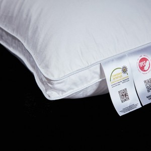 Oreiller de luxe en coton doux et moelleux, alternative au duvet, pour hôtels, avec inserts en plumes et duvet, pour massage du visage – Meilleure vente - Product Image 6