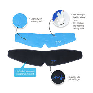 Cappello per alleviare il mal di testa avvolgente per la testa del ghiaccio per berretto per l'emicrania per gli occhi gonfi di tensione - Product Image 2