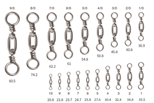 Nuevo eslabón giratorio de cobre para pesca de atún con caña larga, para pesca deportiva en agua salada - Product Image 6