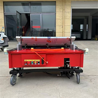 Machine à plâtrer électrique automatique pour murs, outil de projection de mortier à épaisseur réglable pour projets de construction