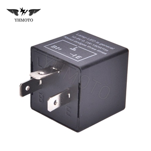 YHMOTO V 3 Pin Led Signal Flasher Blinker Relay Controller Universal <b>Lighting</b> System for Motorcycle CFKT Blinker Parts - Product Image 2