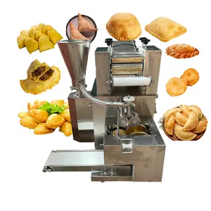 commercial jamaican patty machine meat pie maker forming dumpling machine maquina para hacer empanadas big samosa making machine