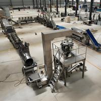 Automatische Franse aardappelchips friteuse machine roestvrij staal hoge efficiëntie laag geluidsniveau productielijn