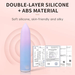 Mini şarj edilebilir AV masaj silikon kol kurşun vibratör kadınlar için USB güç gerçek yetişkin seks oyuncakları - Product Image 5