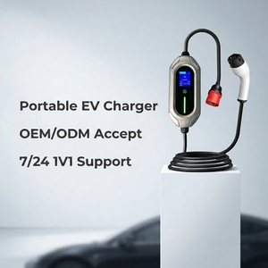 เครื่องชาร์จรถยนต์ไฟฟ้าแบบพกพา 3.5kW 7kW ได้รับการรับรองมาตรฐาน CE ชนิดที่ 2 <span class=keywords><strong>Mennekes</strong></span> สำหรับใช้ในบ้าน พร้อมแอปพลิเคชันอัจฉริยะ - Product Image 4