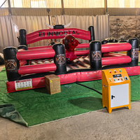 Machine de rodéo mécanique commerciale gonflable pour adultes, équipement de combat au taureau à vendre