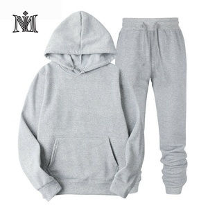 Traje de pista de invierno de alta calidad para hombre, chenilla personalizada lisa, ropa ajustada para correr, 100% poliéster - Product Image 2